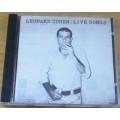 LEONARD COHEN Live Songs IMPORT  [Shelf Z Box 5]