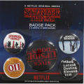 STRANGER THINGS Upside Down 5 x BUTTON BADGE PACK