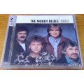 THE MOODY BLUES Gold 2xCD SOUTH AFRICA Cat# DGC 053
