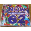 NOW THAT`S WHAT I CALL MUSIC 62  2xCD [Shelf V x 4]