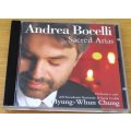 ANDREA BOCELLI Sacred Arias CD   [Shelf G x 25]