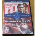 CULT FILM: American Visa + Rosario Tijeras DVD [DVD BOX 9] SPANISH with English Subtitles
