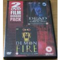 HORROR PACK 2 x FILMS: Dead Above Ground / Demon Fire DVD [DVD BOX 2]