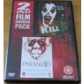 HORROR PACK 2 x FILMS: Killjoy / Paranoid DVD [DVD BOX 2]