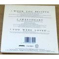 MARIAH CAREY + WHITNEY HOUSTON When You Believe CD Single with poster [Shelf BB CD singles]