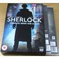 SHERLOCK HOLMES Complete Season 1 + 2 BBC BOX SET [SHELF D1]