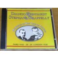 DJANGO REINHARDT +STEPHANE GRAPPELLY Paris 1935-38-39 CD [msr]