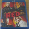 RED Bruce Willis John Malkovich Blu Ray   [BLU RAY SHELF]