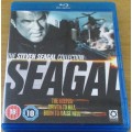 STEVEN SEAGAL COLLECTION: The Keeper+Driven to Kill+Born to Raise Hell [BLU RAY SHELF]