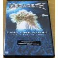 MEGADETH That One Night Live in Buenos Aires DVD