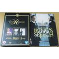 CULT FILM: THE ROYAL BOX: The Queen + The King`s Speech + Young Victoria BOX SET  [SHELF D2]