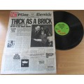 JETHRO TULL Thick as a Brick  LP VINYL RECORD