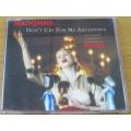 MADONNA DON`t Cry for Me Argentina South African CD Single