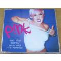 PINK Get the Party Started The Remixes CD Single South African Release