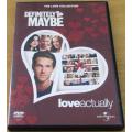 CULT FILM: DEFINATELY MAYBE / LOVE ACTUALLY 2xDVD [BBOX 7]