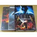 THE CHRONICLES  OF RIDDICK :  Pitch Black + Riddick 2xDVD BOX SET  Vin Diesel [BLACK BOX 9]