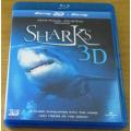 SHARKS 3D BLU RAY 3D + BLU RAY