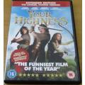 Cult Film: Your Highness DVD Natalie Portman James Franco [BBOX 14]