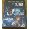 Cult Film: The Client DVD Susan Sarandon Tommy Lee Jones [BBOX 14]