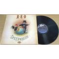 REO SPEEDWAGON The Earth, A Small Man his Dog and a Chicken 1990 LP VINYL record [H]