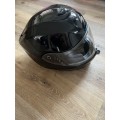 Scorpion EXO R420 Motorcycle Helmet Size medium + Gold Shield