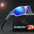 Dubery High Quality Men's Polarized Sunglasses - Black & Blue