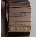 High Tech  Black Ceramic Rado Diastar with box, booklets, and guarantee card..