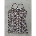 LEOPARD PRINT STRAPPY TOP SIZE SMALL