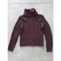 CHUNKY POLONECK KNITWEAR SIZE MED