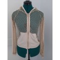 NETTED HOODIE JACKET SIZE SMALL