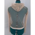 NETTED HOODIE JACKET SIZE SMALL