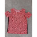GIRLS COLD SHOULDER T-SHIRT 11-12 YEARS
