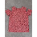 GIRLS COLD SHOULDER T-SHIRT 11-12 YEARS