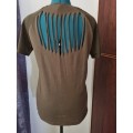ARMY GREEN RIPPED T-SHIRT SIZE S/M