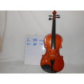 Violin with bow and case 55cm