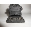 Carved Coal Cart, Welsh Coal by Neil Dalrymple 1986