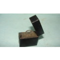 Antique Leather Clad Travelling inkwell