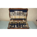 Canteen 54 pieces of Assorted Faux Bone Handle Cutlery A1