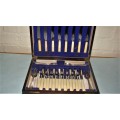 Canteen Viners Sheffield bone cutlery fruit and dessert set  8 place settings