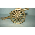 Solid Vintage Brass Cannon 19cm