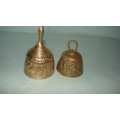 Antique Brass Monastery Bell and Apostle Sanctuary Bell