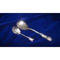 800 Silver  Decorative Berry and Tea Spoon