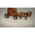Horse Buggy Wood Handmade