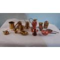 15x Copper and Brass Miniatures Dolls House