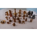 30x Brass Printers Tray Dolls House Ornaments 20