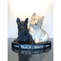 Black and White Scotch Whisky Advertising Plaque