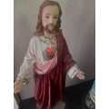 Two 30cm Florentine Collectors items. Sacred Heart of Jesus Statue and Our Lady of Grace from the