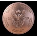 2019 Base Metal R50 Proof 1oz Coin (SA25)