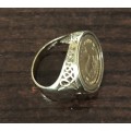 Gold 1/10oz KRUGERRAND Coin Ring