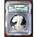 1986 SILVER USA Eagle 1oz Coin (PF70)